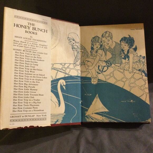 Honey Bunch #9 Trip West & #22 Twin Playmate by Helen Louise Thorndyke 1928-1941 - Picture 4 of 8